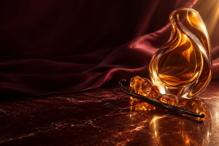 Amber & sweet fragrance mood